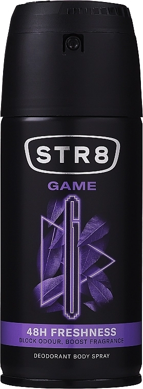 STR8 Спрей-дезодорант Game Deodorant Body Spray 48H Freshness - фото N1