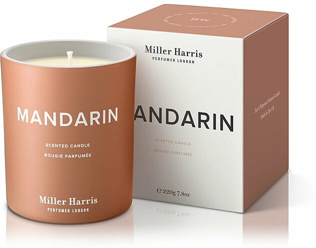 Miller Harris Ароматическая свеча Mandarin Scented Candle - фото N1
