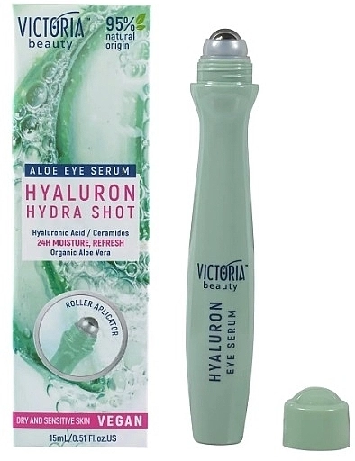 Victoria Beauty Сыворотка-роллер для области вокруг глаз Hyaluron Hydra Shot - фото N1