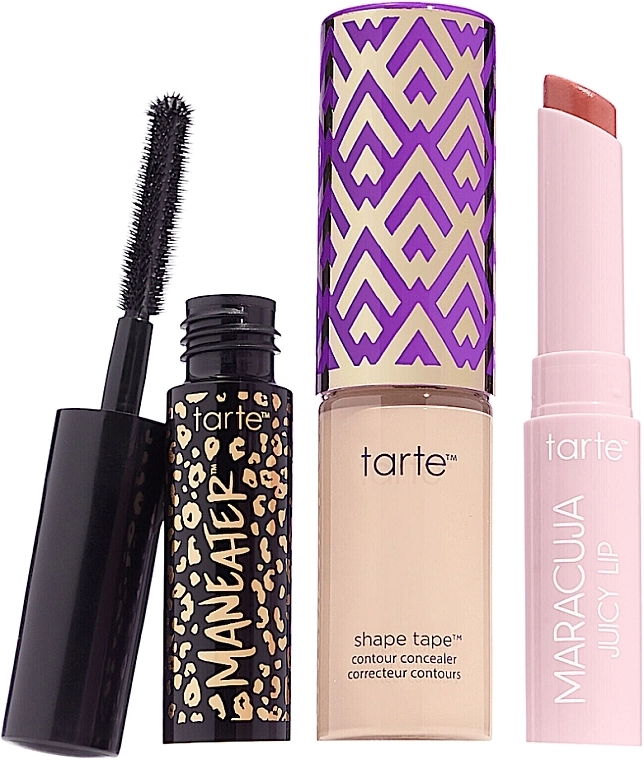 Tarte Cosmetics Набір для макіяжу Shape Tape 16N Fair-Light Neutral Best-Sellers Set (concealer/5ml + mascara/4.5ml + lip balm/1.3g) - фото N1