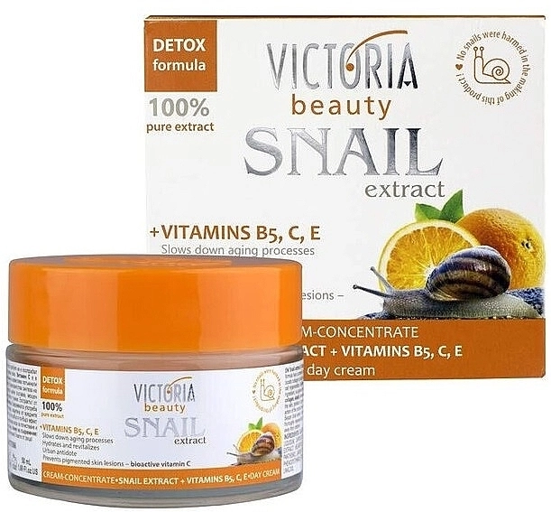 Victoria Beauty Крем-концентрат с экстрактом улитки + витамины В5, С, Е Snail Extract Cream-Concentrate - фото N1