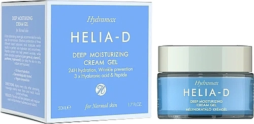 Helia-D Крем-гель для глибокого зволоження нормальної шкіри Hydramax Deep Moisturizing Cream Gel For Normal Skin - фото N1