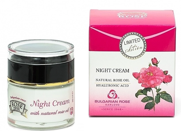 Bulgarian Rose Ночной крем для лица Rose Diva Night Cream - фото N1