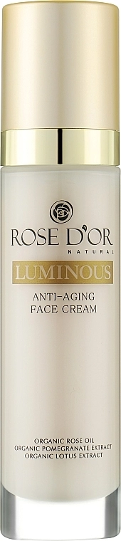 Bulgarian Rose Антивіковий крем для обличчя Rose D'or Luminous Anti-Aging Face Cream - фото N1