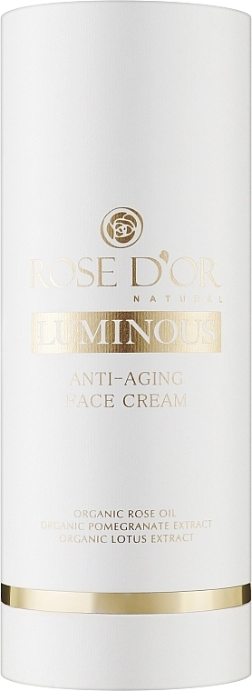 Bulgarian Rose Антивозрастной крем для лица Rose D'or Luminous Anti-Aging Face Cream - фото N2