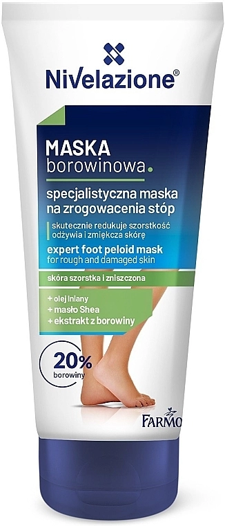 Farmona Спеціалізована маска проти мозолів на ногах Nivelazione Feet Specialist Mud Mask - фото N1