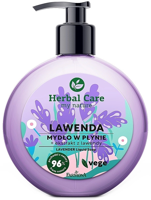 Farmona Рідке мило "Лаванда" Herbal Care Lavender Liquid Soap - фото N1