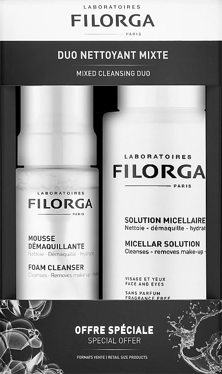 Filorga Набір (mousse/150ml + micellar/water/400ml) - фото N1