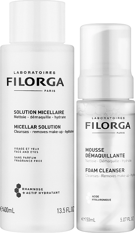 Filorga Набір (mousse/150ml + micellar/water/400ml) - фото N2