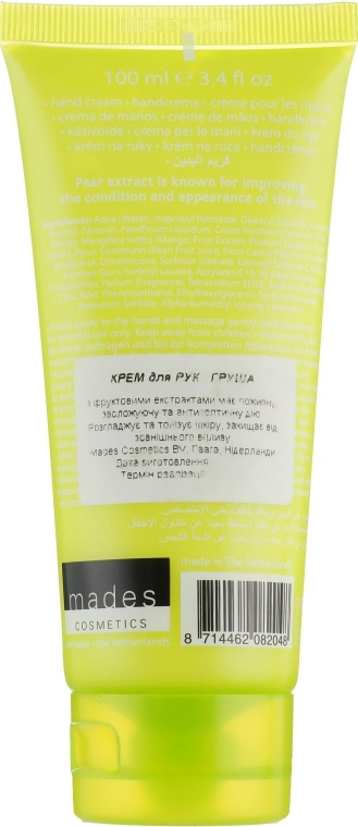 Mades Cosmetics Крем для рук Body Oriental Resort Hand Cream Pear Extract - фото N2