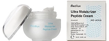 Medilux Ультразволожувальний пептидний крем Ultra Moisturizer Peptide Cream - фото N1