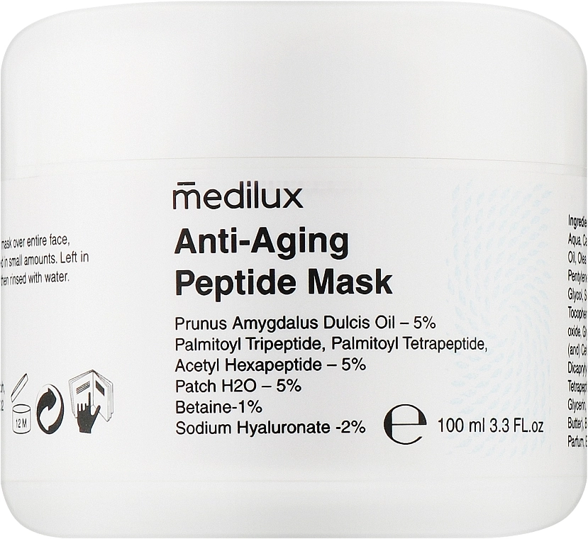 Medilux Омолоджуюча антивікова маска з пептидами Anti-Aging Peptide Mask - фото N1