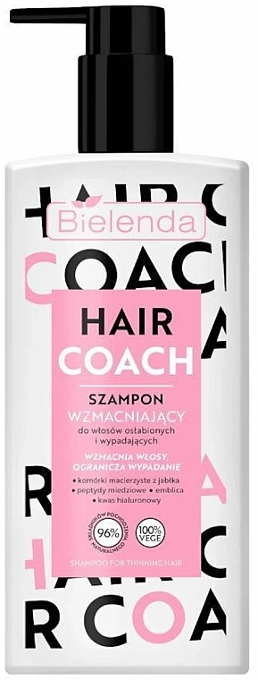 Bielenda Укрепляющий шампунь для волос Hair Coach - фото N1