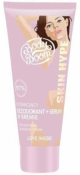 BodyBoom Заспокійливий дезодорант-сироватка Skin Hype Ultra-Soothing Deodorant + Serum - фото N1