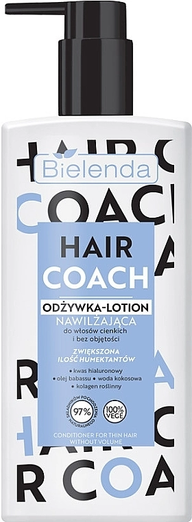 Bielenda Зволожувальний кондиціонер-лосьйон для волосся Hair Coach - фото N1