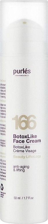 Purles Ботоксоподобный крем для лица Beauty LiftoLogy 166 BotoxLike Face Cream - фото N1