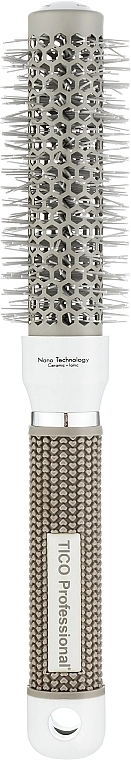 TICO Professional Термобраш, 600118, D25 мм, бело-серая - фото N1
