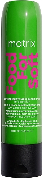 Matrix Кондиционер для увлажнения и облегчения расчесывания волос Food For Soft Detangling Hydrating Conditioner - фото N1