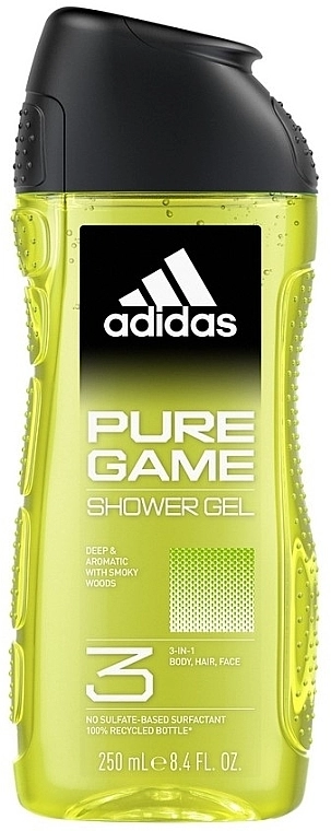Adidas Pure Game Pure Game Hair & Body Shower Gel - фото N2