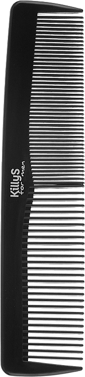 KillyS Гребень для волос мужской 500993, черный For Men Hair Comb - фото N1