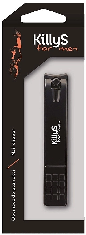 KillyS Кніпсер для нігтів 500997, чорний For Men Nail Clipper - фото N1