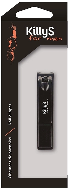 KillyS Кніпсер для нігтів 500998, чорний For Men Nail Clipper - фото N1