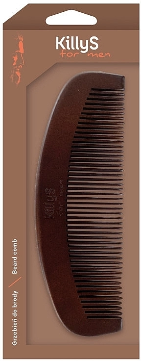KillyS Гребень для бороды деревянный 500981 For Men Beard Comb - фото N1