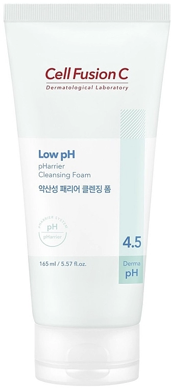 Cell Fusion C Пінка для вмивання подразненої та чутливої шкіри Low pH pHarrier Cleansing Foam - фото N1