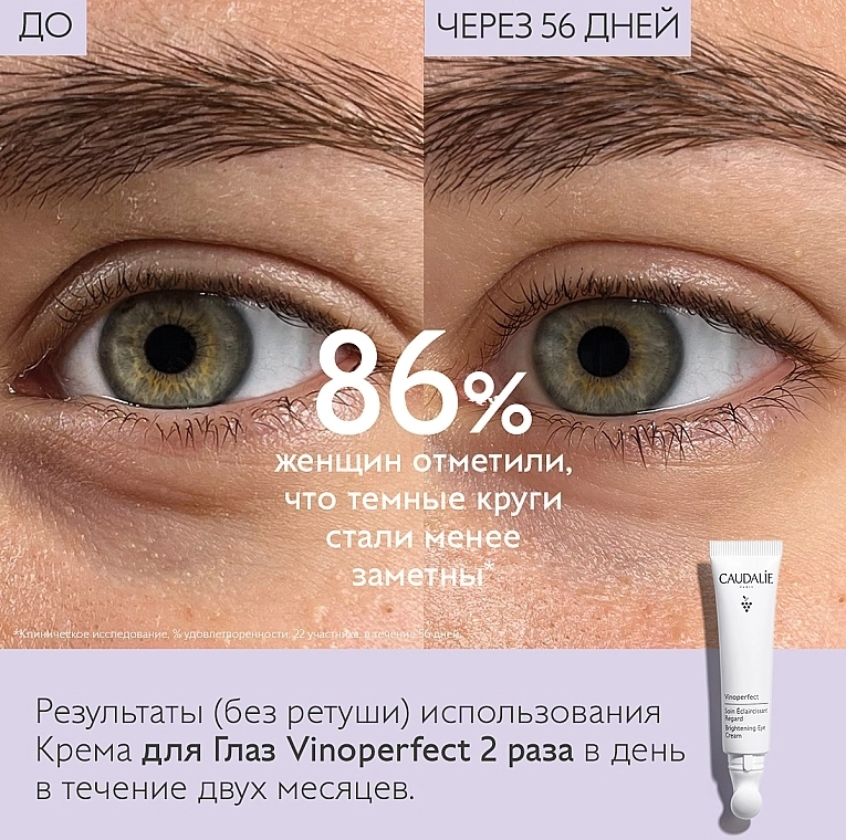 Caudalie Крем для шкіри навколо очей Vinoperfect Brightening Eye Cream - фото N4