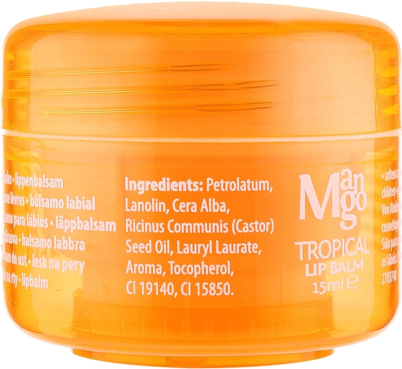 Mades Cosmetics Бальзам Для Губ ''Тропическое Манго'' Body Resort Tropical Mango Lip Balm - фото N2