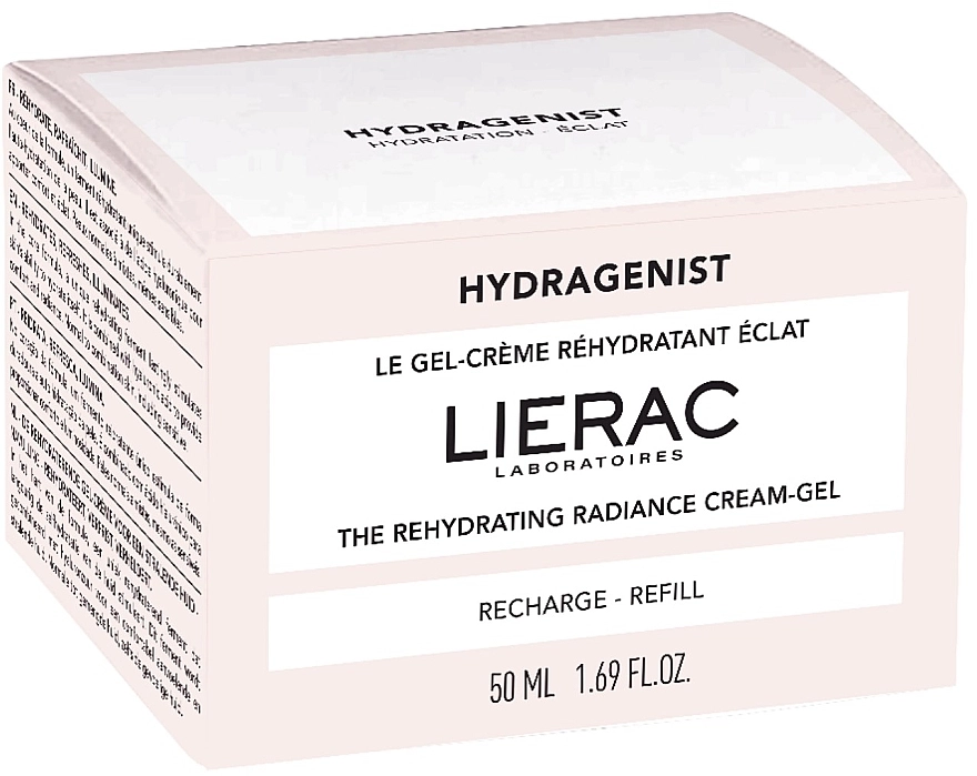 Lierac Увлажняющий крем-гель для лица Hydragenist The Rehydrating Radiance Cream-Gel Refill (сменный блок) - фото N3