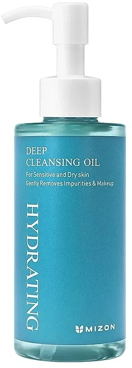 Mizon Hydrating Deep Cleansing Oil Зволожувальна гідрофільна олія з гіалуроновою кислотою, з дозатором - фото N1