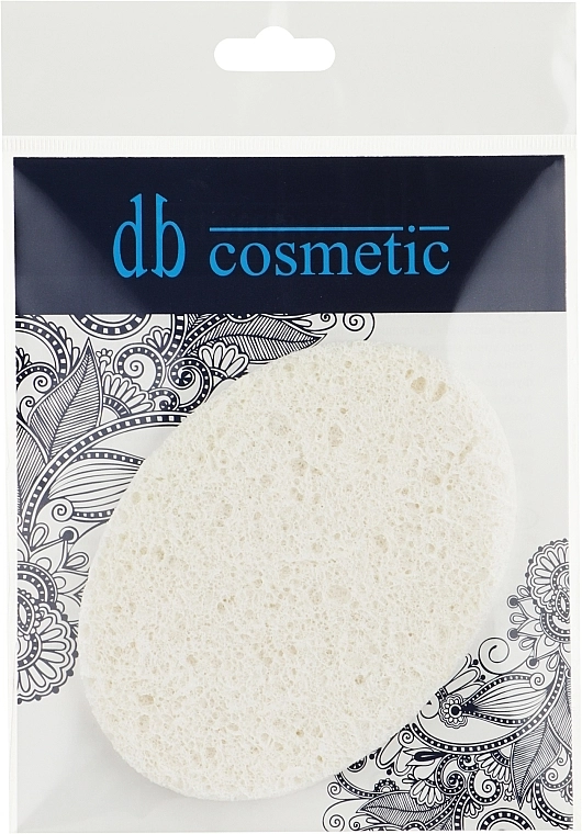 Dark Blue Cosmetics Спонж для вмивання "Коло", 9 см №977, білий - фото N1