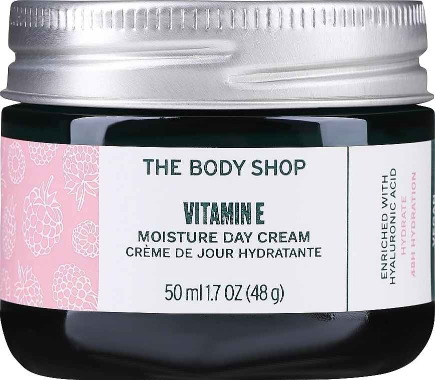 The Body Shop Зволожувальний денний крем для обличчя з вітаміном Е Vitamin E Moisture Day Cream (скляна банка) - фото N1