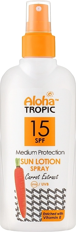 Madis Лосьйон для засмаги SPF15 Aloha Tropic Medium Protection Sun Lotion Spray SPF15 - фото N1