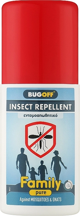 Madis Спрей від укусів комах "Сімейний" Bug Off Insect Repellent Family Pure - фото N1