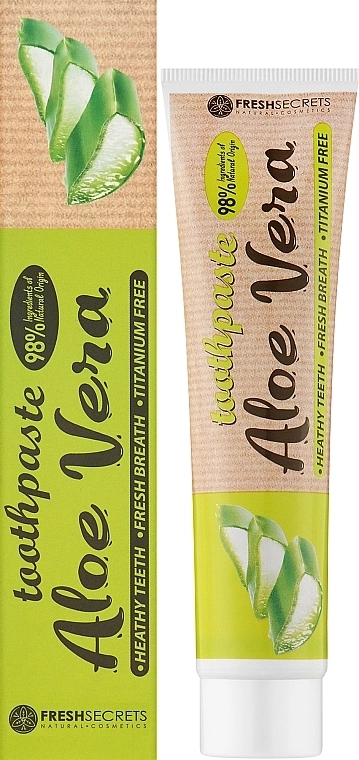 Madis Зубна паста с алое вера Fresh Secrets Aloe Vera Toothpaste - фото N2