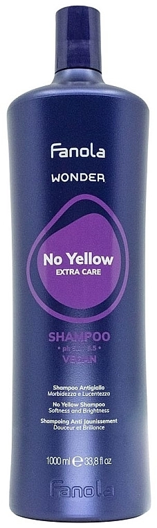 Fanola Шампунь антижовтий для волосся Wonder No Yellow Extra Care Shampoo - фото N1