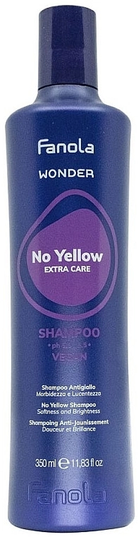 Fanola Шампунь антижовтий для волосся Wonder No Yellow Extra Care Shampoo - фото N2