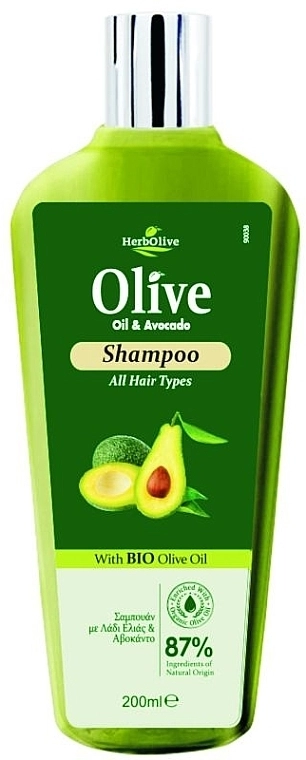 Madis Шампунь для всех типов волос с маслом авокадо HerbOlive Oil & Avocado Shampoo - фото N1