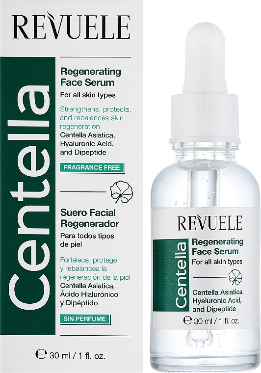 Revuele Відновлювальна сироватка для обличчя Centella Regenerating Face Serum - фото N2