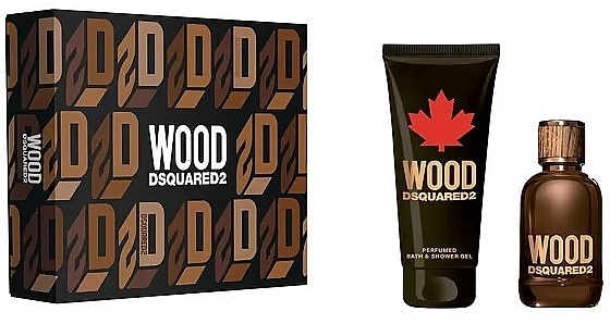 Dsquared2 Wood Pour Homme Набір (edt/100ml + sh/gel/150ml + keychain) - фото N1