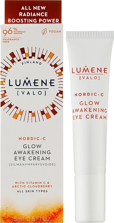 Lumene Крем для шкіри навколо очей Valo Glow Awakening Eye Cream - фото N2