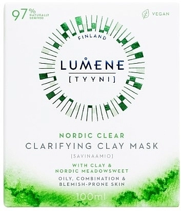 Lumene Балансувальна глиняна маска Nordic Clear Clarifying Clay Mask - фото N3