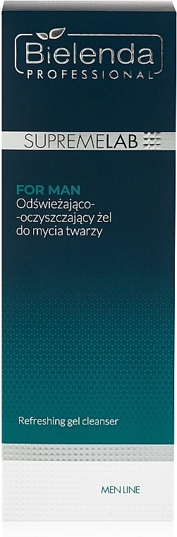 Bielenda Professional Освіжальний гель для вмивання для чоловіків SupremeLab For Men Refreshing Gel Cleanser - фото N3