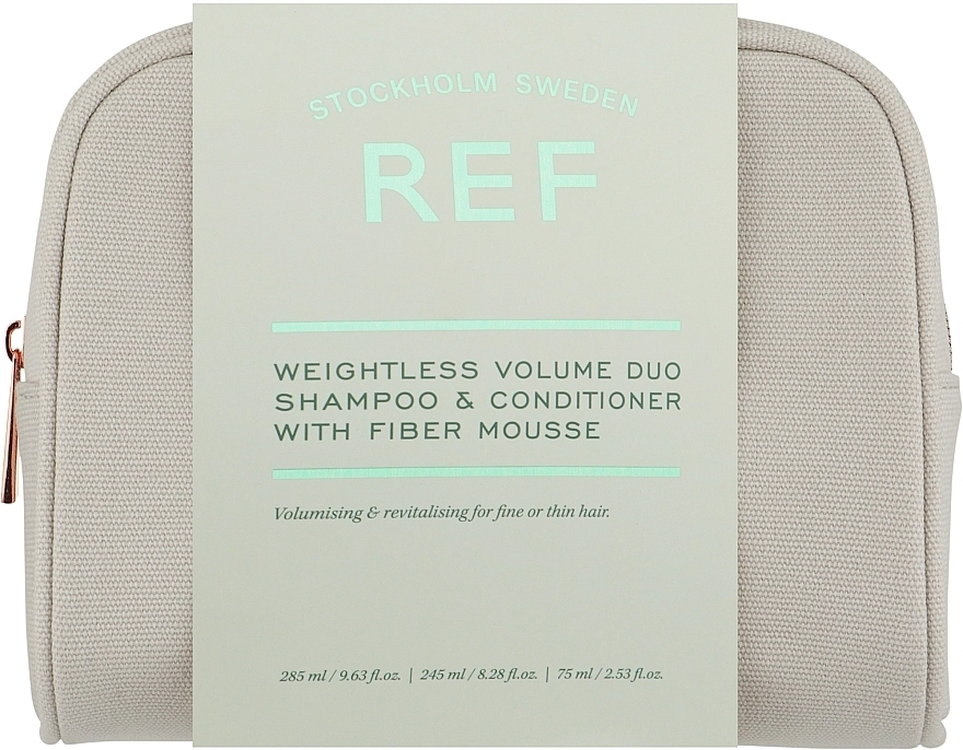 REF Набір Weightless Volume (h/shampoo/285ml + h/cond/245ml + hair/mous/75ml) - фото N1