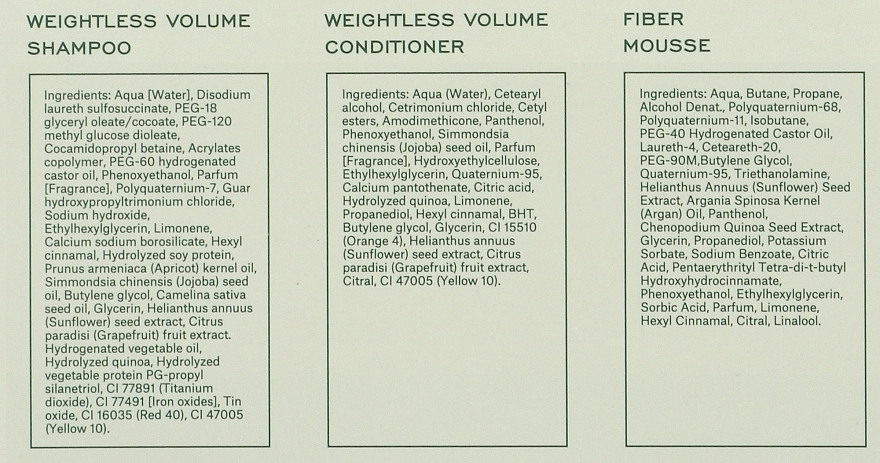 REF Набір Weightless Volume (h/shampoo/285ml + h/cond/245ml + hair/mous/75ml) - фото N3