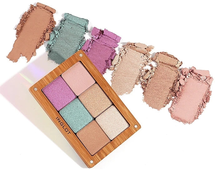 Inglot Freedom System AMC Ethereal Collection Eye Shadow Shine Square Тени для век - фото N2