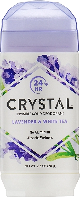 Crystal Дезодорант с ароматом лаванды и белого чая Invisible Solid Deodorant - фото N1