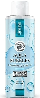 Lirene Увлажняющий тоник для лица Aqua Bubbles Hyaluronic Acid 4D Moisturizing Tonic - фото N1